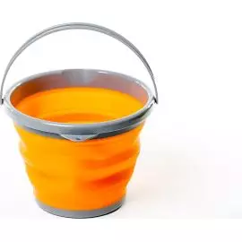 Ведро TRAMP складное силиконовое 10л Orange