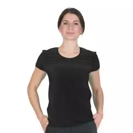 Черная Футболка Женская Jersey Women Black, Размер: 44 (S)