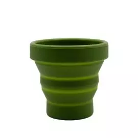 Стакан складной Tramp силиконовый с крышкой 180мл Olive