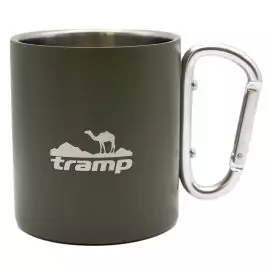 Термокухоль Tramp з карабіном 350 мл UTRC-122 Olive