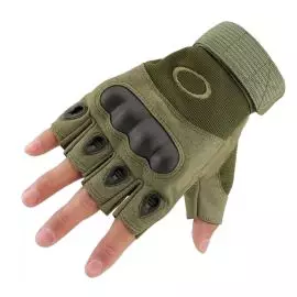 Тактические беспалые перчатки Olive 136