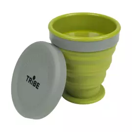 Стакан Tramp складной силиконовый Tribe Olive