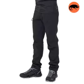 Чоловічі штани чорні Soft Shell Spartan Black, Розмір брюк: 44-46/176