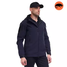 Мужская демисезонная куртка Soft Shell Spartan Navy, Размер: 40-42 (XS)