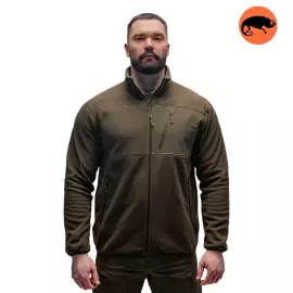 Демисезонная мужская флисовая кофта Stratus Olive, Размер: 40-42 (XS)