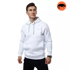 Кофта худи белый мужской с капюшоном Anorak warm Gen2 White, Размер: 44-46 (S)