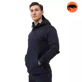 Куртка Soft Shell Predator Navy/Black, Розмір: 44-46 (S)