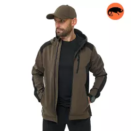 Куртка Soft Shell Predator Olive/Black, Розмір: 56-58 (XL)