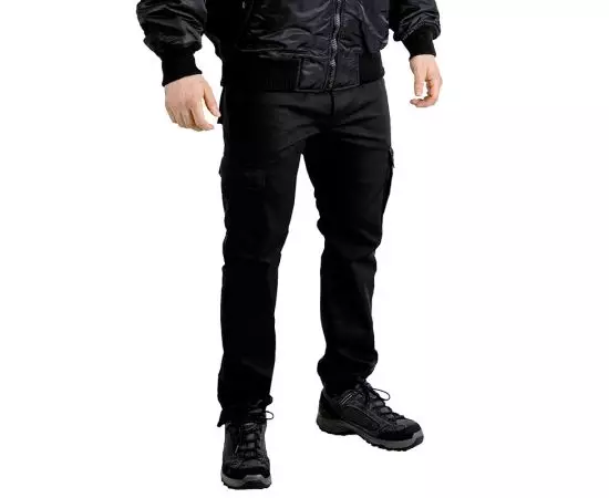Чоловічі штани прямі чорні City Pants Gen 2 Black, Розмір брюк: 56-58/176