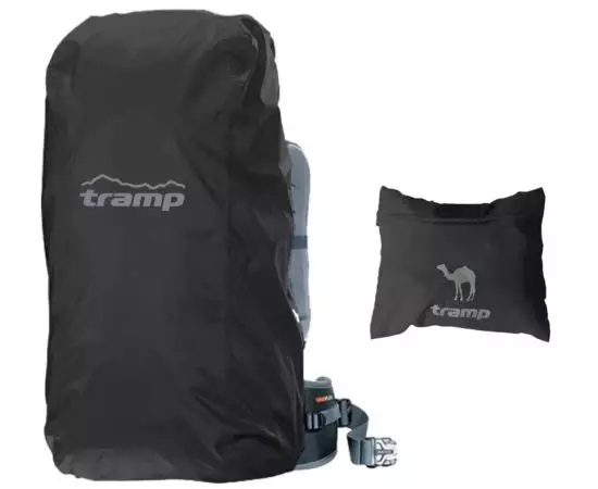 Чохол від дощу на рюкзак Tramp Black S TRP-017