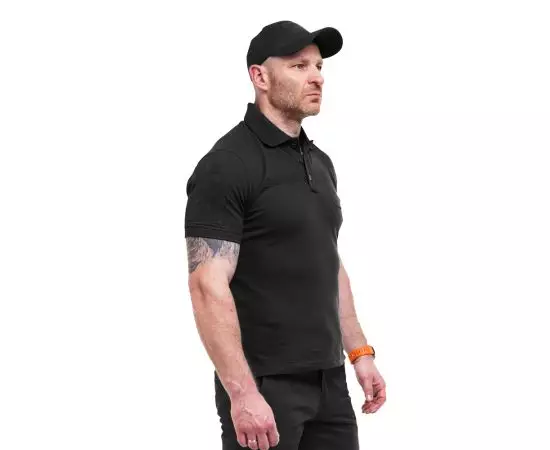 Футболка тактична Polo Black, Розмір: 52-54 (L)