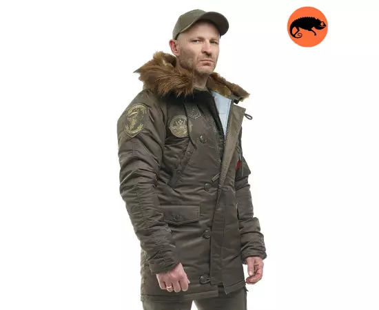 Куртка Аляска зимняя N-3B slim Tundra Top Gun, Размер: 44-46 (S)