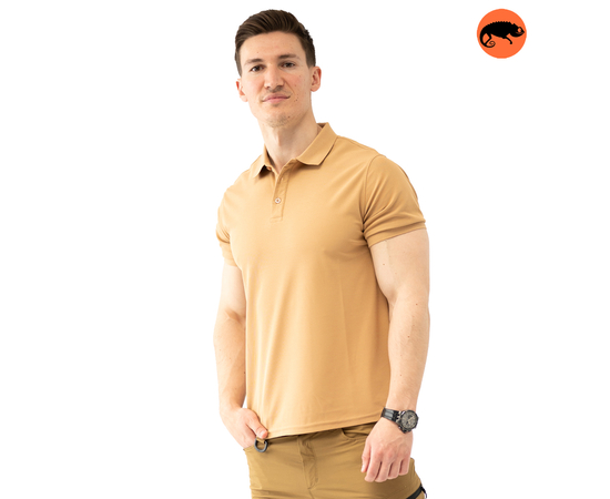 Футболка Polo Shirt Casual khaki, Размер: 48-50 (M)