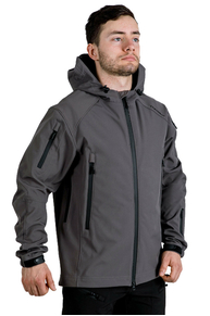 Мужская демисезонная куртка Soft Shell Spartan Gray – Купить по