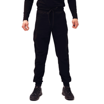 Чорні спортивні штани чоловічі теплі Sporter Black, Розмір брюк: 44-46/176