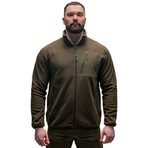 Демісезонна чоловіча флісова кофта Stratus Olive, Розмір: 48-50 (M)