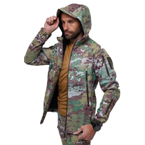 Демисезонная мужская куртка для охоты Soft Shell Spartan Util Cam, Размер: 52-54 (L)