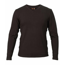 Чоловіча чорна футболка з довгим рукавом - лонгслів LongSleeve Black, Розмір: 44-46 (S)