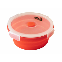 Контейнер TRAMP складной силиконовый с крышкой защелкой 800 мл Оранжевый