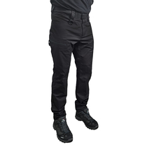 Летние тактические брюки мужские черные Alpha Summer Flex, Размер брюк / рост: 44-46/182