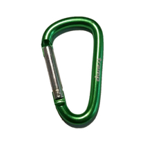 Карабін алюмінієвий сувенірний Tramp 5 см без муфти green