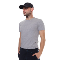 Футболка сіра чоловіча Jersey Light Gray, Розмір: 52-54 (L)