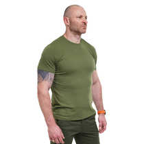 Тактическая футболка мужская цвета хаки Light Jersey Khaki, Размер: 64-66 (ХХХL)