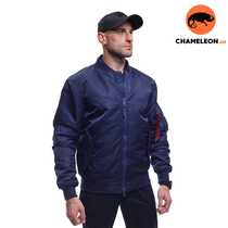 Демисезонная мужская темно-синяя куртка MA-1 Gen 2 Navy, Размер: 52-54 (L)