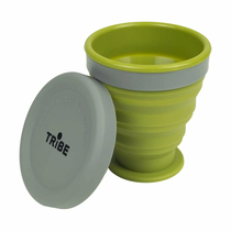 Стакан Tramp складной силиконовый Tribe Olive