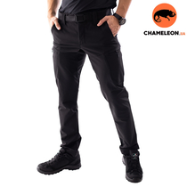 Летние мужские брюки черные Ranger Gen 2 Black, Размер брюк / рост: 52-54/182