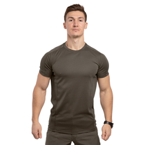 Чоловіча футболка олива Hybrid Olive, Розмір: 44-46 (S)