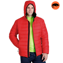 Червона куртка чоловіча з капюшоном Maximus Red, Розмір: 44-46 (S)