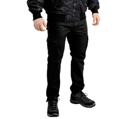 Мужские брюки прямые черные City Pants Gen 2 Black, Размер брюк / рост: 56-58/182