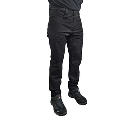 Літні тактичні штани чоловічі чорні Alpha Summer Flex, Розмір брюк: 56-58/188