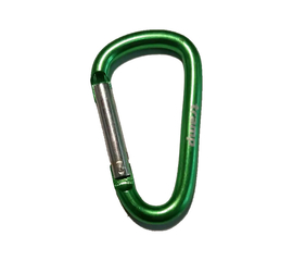 Карабин алюминиевый сувенирный Tramp 5 см без муфты green