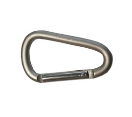 Карабин алюминиевый сувенирный Tramp 6 см без муфты silver