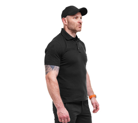 Футболка тактическая Polo Black, Размер: 60-62 (XXL)