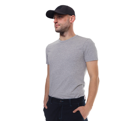 Футболка серая мужская Jersey Light Gray, Размер: 48-50 (M)