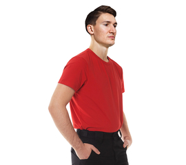 Червона футболка чоловіча Jersey Red, Розмір: 44-46 (S)