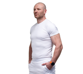 Футболка Біла Чоловіча Jersey White, Розмір: 40-42 (XS)