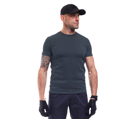 Темно-серая футболка мужская Jersey Grey, Размер: 40-42 (XS)