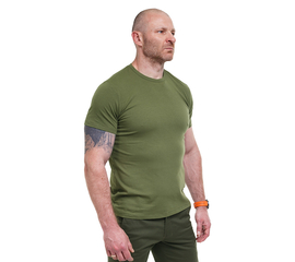 Тактична футболка чоловіча колір хакі Light Jersey Khaki, Розмір: 52-54 (L)