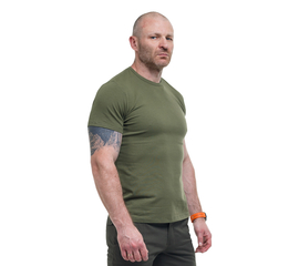 Чоловіча тактична футболка олива Jersey, Розмір: 40-42 (XS)