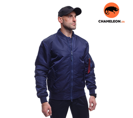 Демісезонна чоловіча темно-синя куртка MA-1 Gen 2 Navy, Розмір: 52-54 (L)