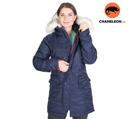 Женская куртка Аляска N-3B Slim Fit Navy, Размер: 46 (M)