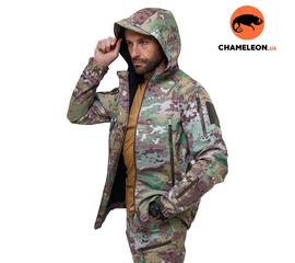 Демисезонная мужская куртка для охоты Soft Shell Spartan Util Cam, Розмір: 48-50 (M)