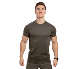 Чоловіча футболка олива Hybrid Olive, Розмір: 44-46 (S)