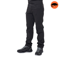 Мужские брюки черные Soft Shell Spartan Black, Размер брюк / рост: 48-50/182