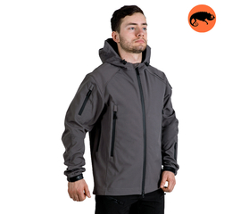 Демісезонна чоловіча куртка Soft Shell Spartan Gray, Розмір: 48-50 (M)