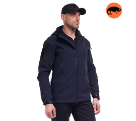 Мужская демисезонная куртка Soft Shell Spartan Navy, Размер: 52-54 (L)